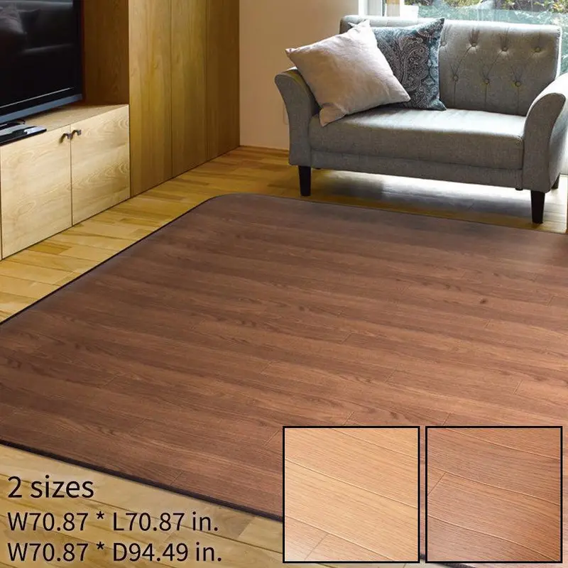 Wood-Grain Dining Rug – Deodorized Tatami-Style Carpet By Hagihara 1