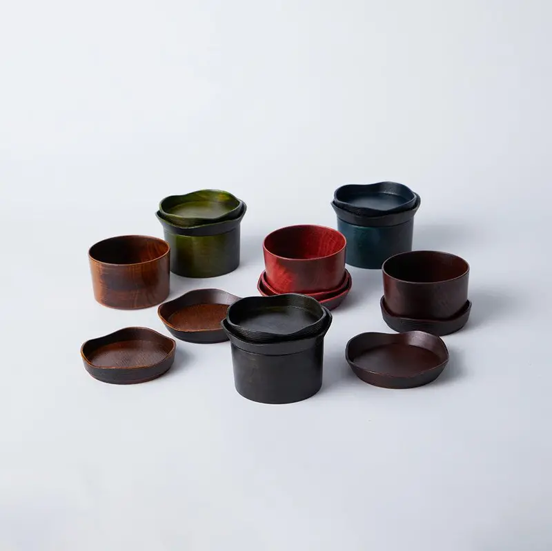 Yae Three-Piece Lacquer Dish Set – Yamanaka Hand-Lacquered Tableware Collection By Yuiyu 1