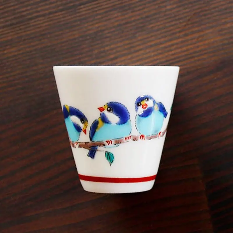 Yamagara Sake Cup – Kutani Ware Ceramic By Marumo Takagi 1