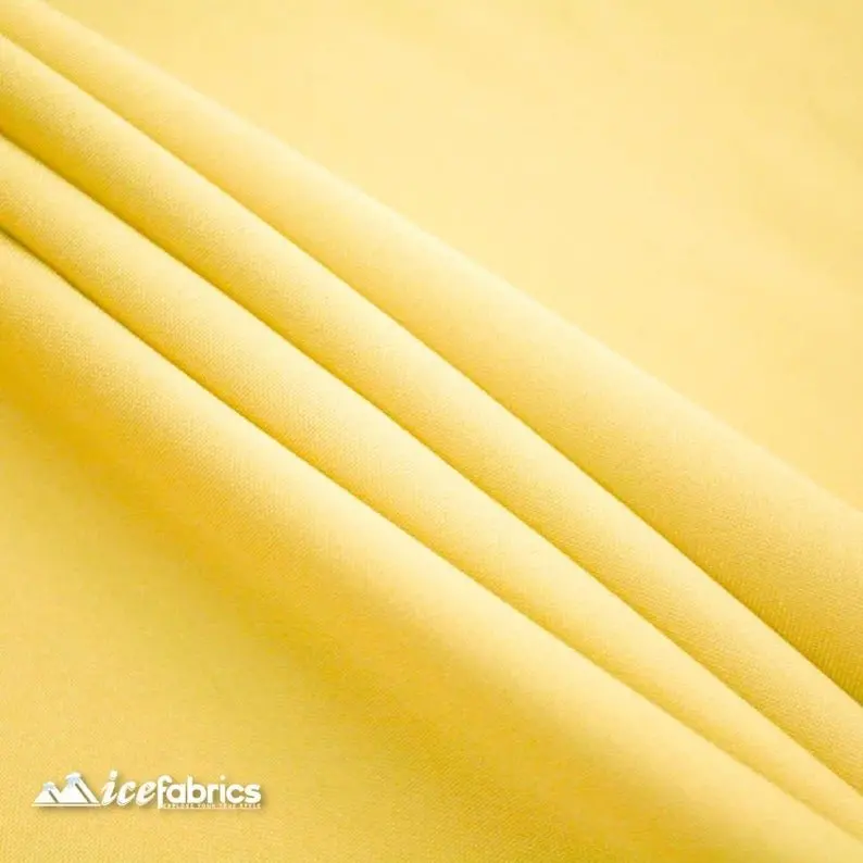 Yellow Polyester Poplin Upholstery Fabric – Bright Accent Fabric, Uv-Stable Color 1