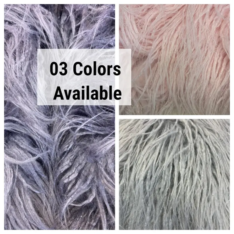 Yeti-Style Mongolian Long-Pile Faux Fur Fabric, Premium Yardage Material 1