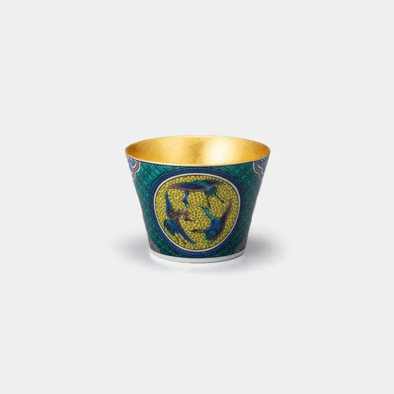 Yoshidaya-Inspired Kutani Bowl – Hand-Painted Ceramic With Kanazawa Gold Trim 1