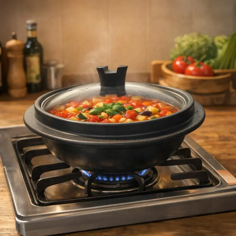 Zen Series Extra Charcoal Plate Pan – Dual-Use Cookware For Direct Flame And Induction Stoves | Homusubi Japan 1