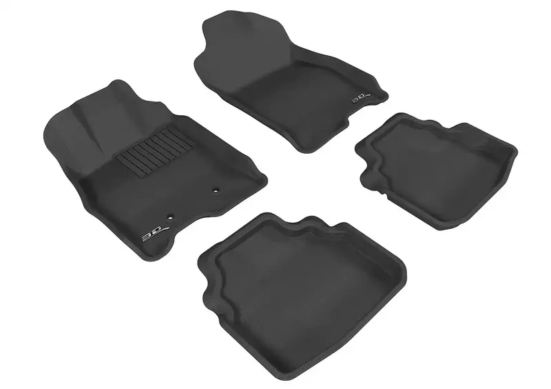 3D Maxpider L1Bc01701501 Kagu Gray All-Weather Floor Mat Set (4-Piece: Front & Rear) 1