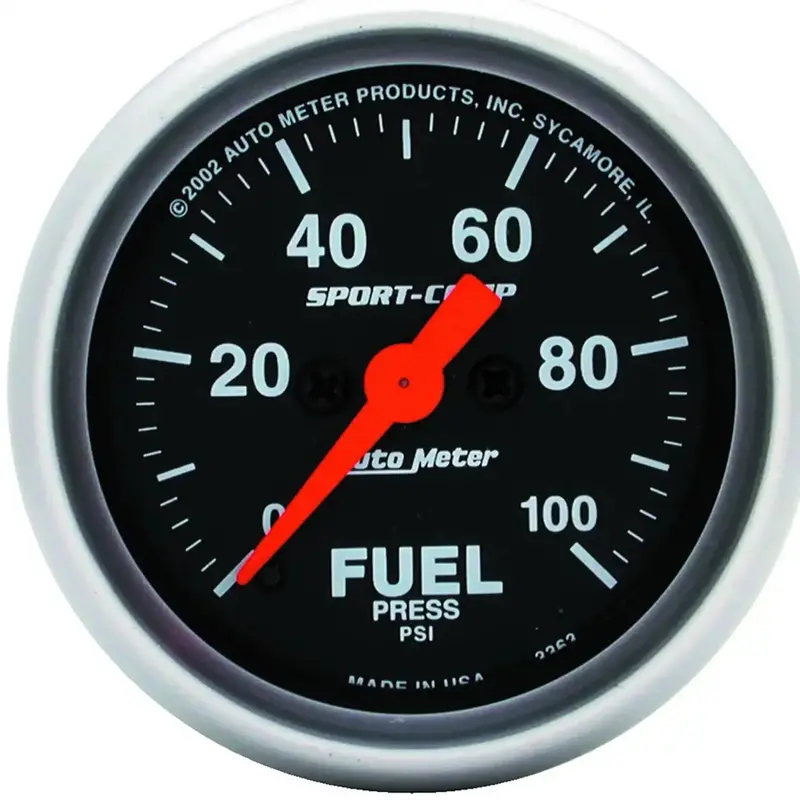 Autometer Traditional Gauge – Perimeter-Illuminated Analog Dial With Incandescent Lighting 1