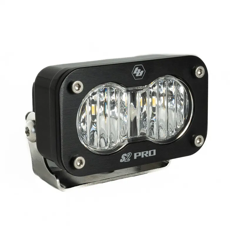 Baja Designs S2 Pro Led Light Pod – 480005, Wide-Cornering Beam, Black Housing, Clear Lens 1