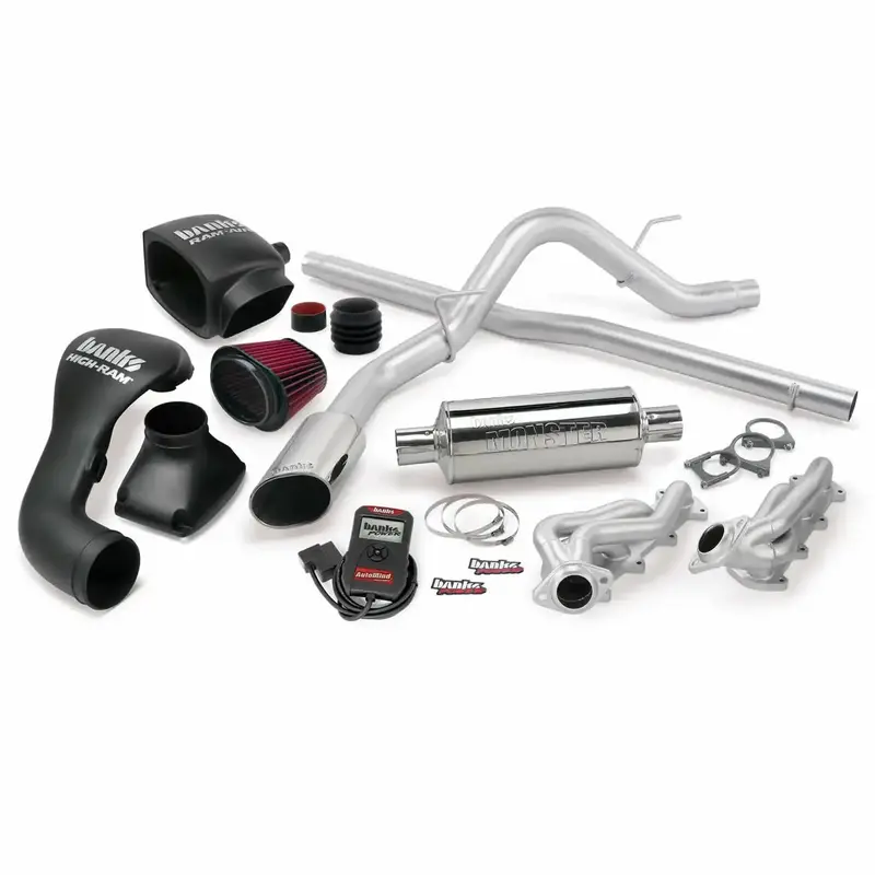 Banks Power Complete Performance Kit: Exhaust System, Cold Air Intake & Tuning Chip (Part #48532) 1