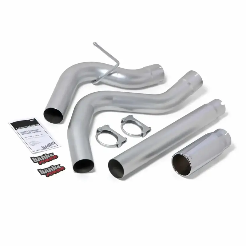 Banks Power Monster Exhaust System – 48601, 3.5-Inch Single Exit, Chrome Tip, Full-Bore Flow 1