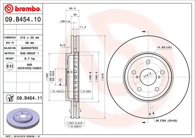 Brembo Slotted Brake Rotor For High-Performance Disc Braking 1