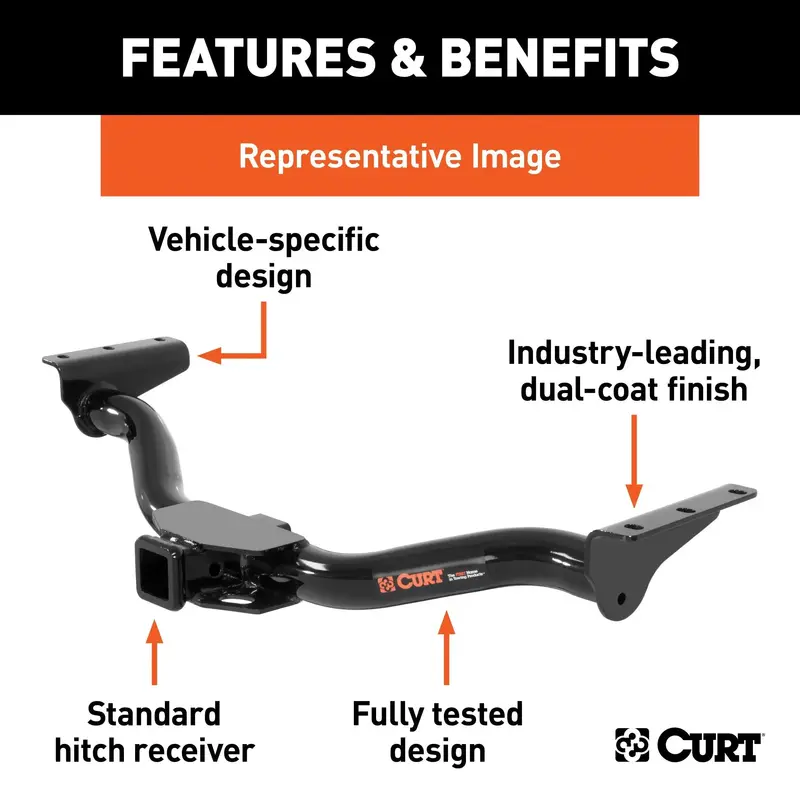 Curt 13554 Class Iii Trailer Hitch – 2-Inch Receiver, Fits Infiniti Fx35/Fx37/Fx50/Qx70 1