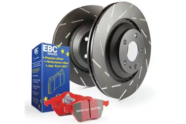 Ebc S4Kf1281 Slotted Brake Rotors – Precision-Cut Slots Reduce Wind Noise 1