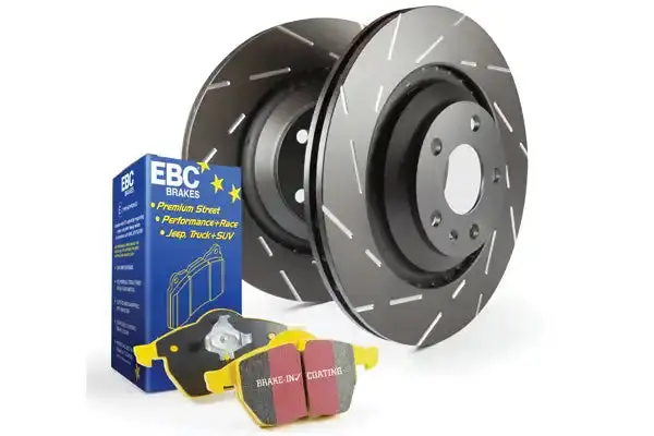 Ebc S9Kf1171 Slotted Brake Rotors – Precision-Narrow Slots Reduce Wind Noise 1