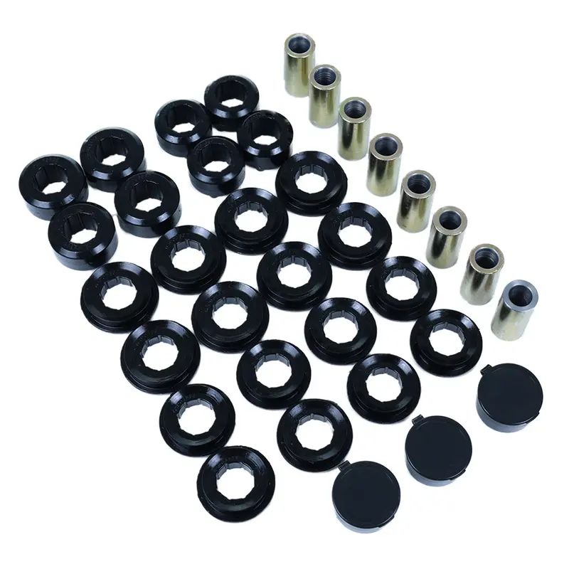 Energy Suspension 8.3138G Rear Control Arm Bushing Kit – Black Polyurethane 1