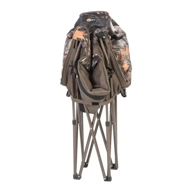 Faulkner 52285 Big Dog Camo Folding Hunting Chair With Carry Bag 1