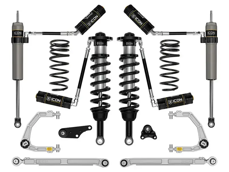 Icon Vehicle Dynamics Stage 7 Lift System For 2024 Toyota Tacoma (1.25–3 Inch) With Billet Upper Control Arms And Triple-Rate Rear Springs 1