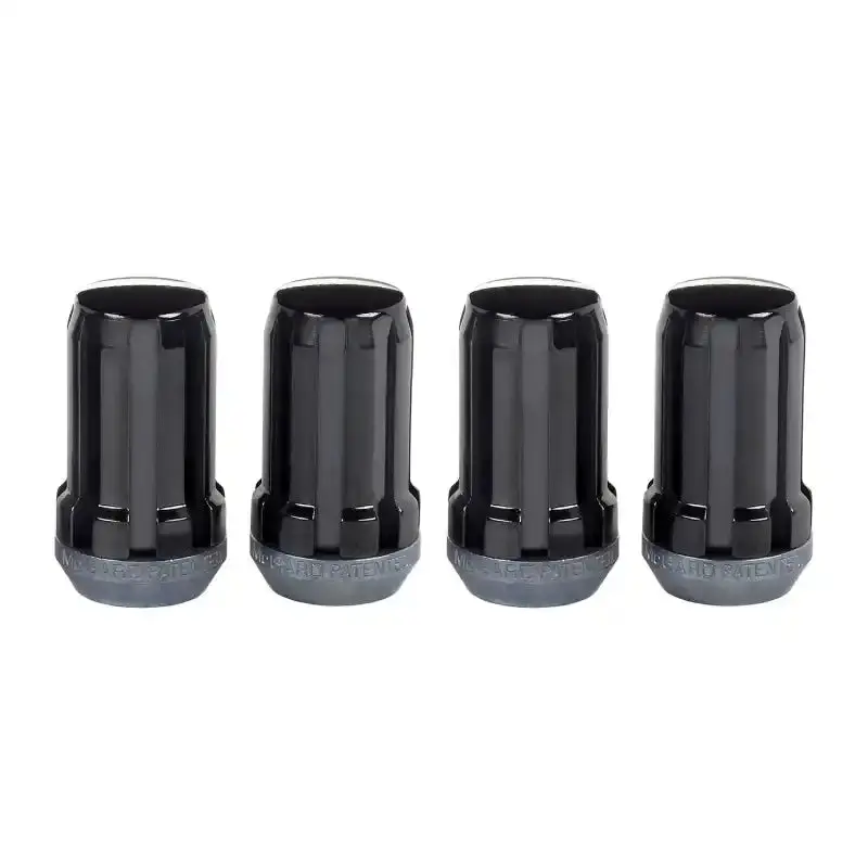 Mcgard Black Spline-Drive Lug Nuts – Cone Seat, M14×1.5, 1.648" Length, 4-Piece Set (Tool Required) 1