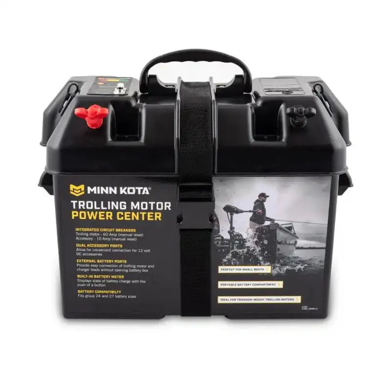 Minn Kota Trolling Motor Power Center (Model 1820175) – Compact Battery Distribution Hub 1
