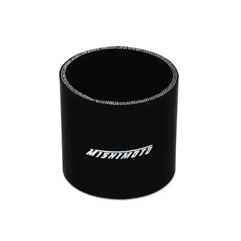 Mishimoto 3.0-Inch Black Straight Coupler – High-Quality Silicone Connector 1