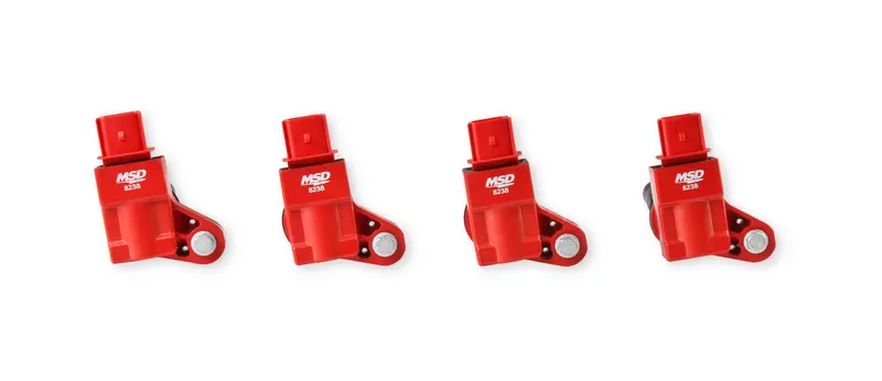 Msd 82384 Blaster Ignition Coil Pack – Red 4-Pack For Gm 4-Cylinder Engines 1