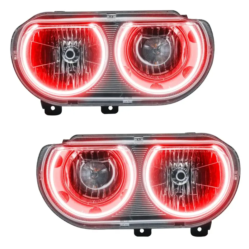 Oracle Lighting 7720-003 Smd Led Headlight Assemblies – Non-Hid Red Accent Option 1