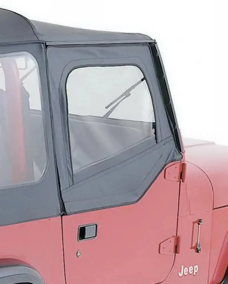 Rampage 89615 Soft Upper Door Skin – Replacement Panel For Jeep Wrangler Soft Doors 1