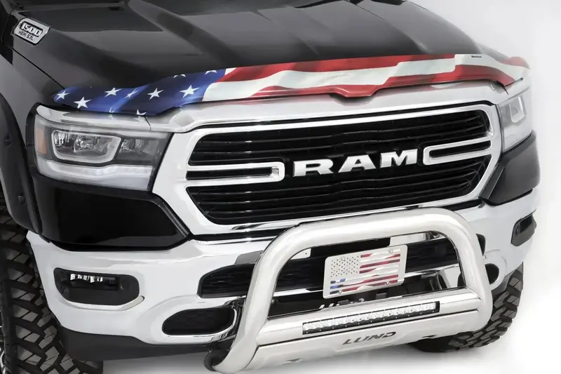Stampede 2911-41 Vigilante Hood Protector – American Flag Design, Premium Matte Finish 1