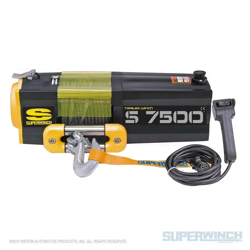 Superwinch S7500 Electric Winch – 7,500-Pound Capacity, Ip67-Rated For All-Terrain Use 1
