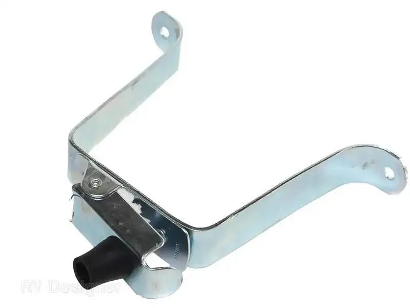 Universal Entry Door Hold-Open Bracket With Bumper Stop – Adjustable Mounting Design 1