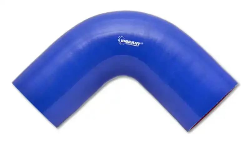 Vibrant 4-Ply Reinforced Blue Silicone 90-Degree Elbow Connector – 2-Inch Inner Diameter 1