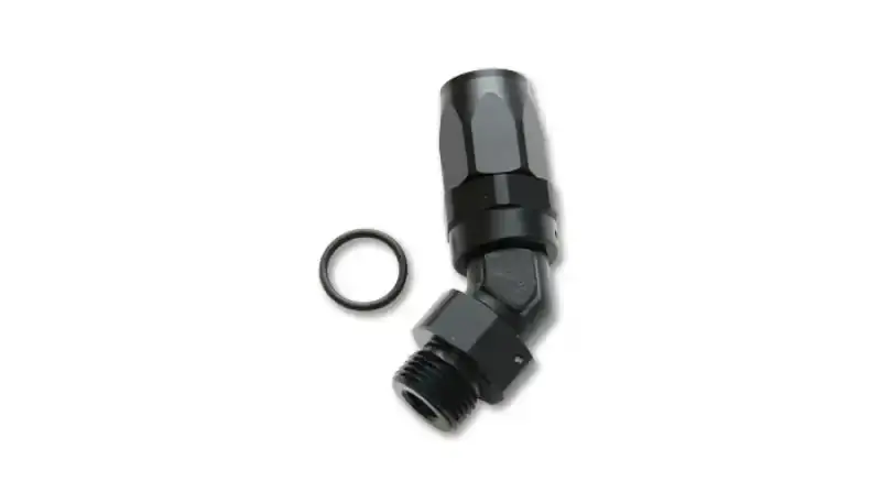 Vibrant Performance -6An 45° Male Hose End Fitting – 9/16-18 Thread, Pack Of 6 1