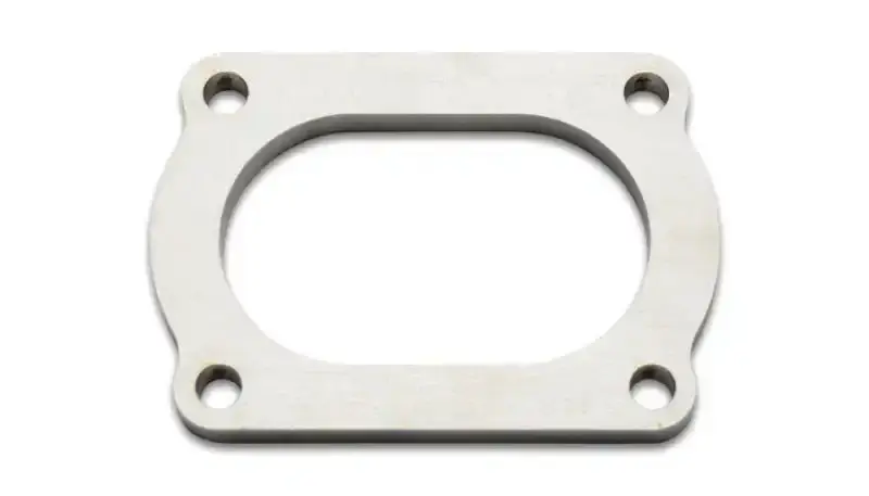 Vibrant Performance T304 Stainless Steel 4-Bolt Flange – Designed For 3" Od Oval Exhaust Tubing 1