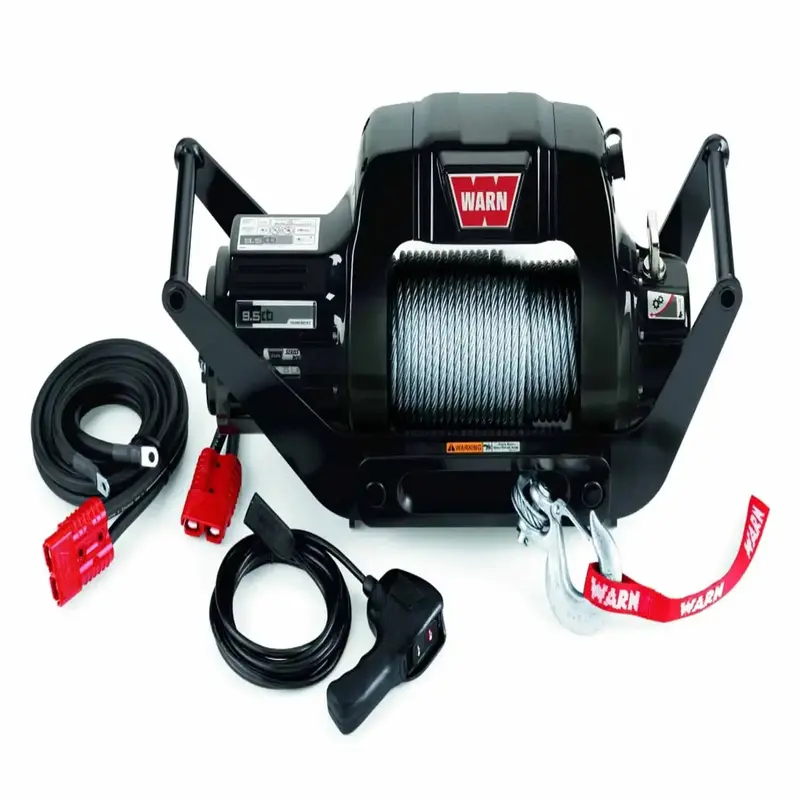 Warn 90260 Portable 12V Winch – 8,000 Lb Capacity With 100 Ft Steel Cable 1