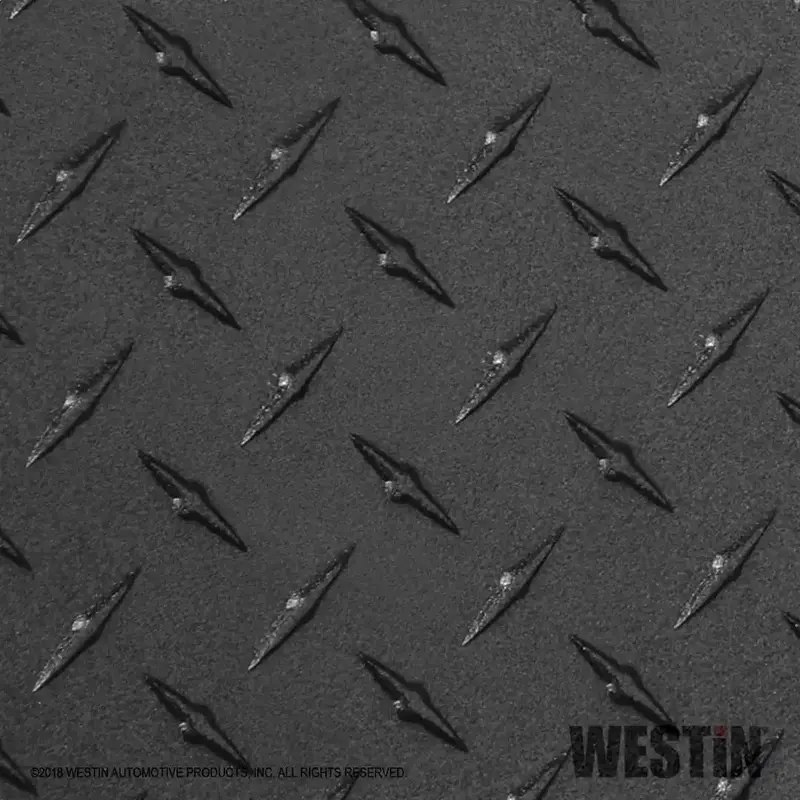 Westin Brute Pork Chop Side Storage Box – Black Textured Steel Tool Box For Trucks 1