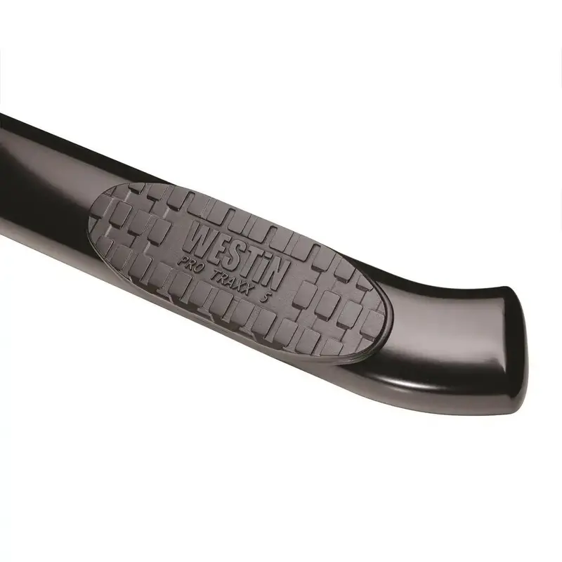 Westin Pro Traxx 21-534015 Oval Nerf Step Bars – Black Powder-Coated, Crew Cab Fit 1