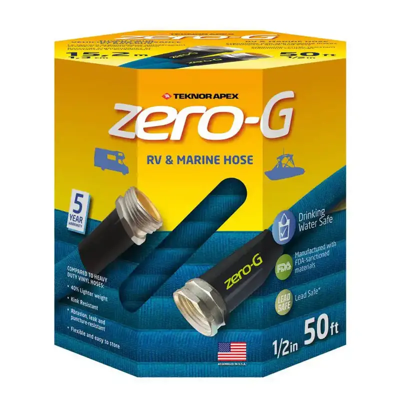 Zero-G Lightweight Drinking Water Hose – 1/2-Inch X 50-Foot 1